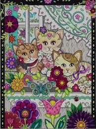 From Creative Kittens By Marjorie Sarnat A Dovers Creative Haven Title Colored By Jules Kitten Coloring Book Cat Coloring Book Coloring Book Art
