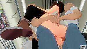 艦これ エロ動画]名取が痴漢に遭いレイプされ、周囲の男達を参加し始めて…｜俺の3Dエロ動画