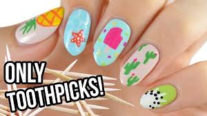 ▼products used linked below!▼see more blue & purple toothpick marble #nailart : Cutepolish Nail Art For Beginners Using A Toothpick Summer Edition 3 Facebook