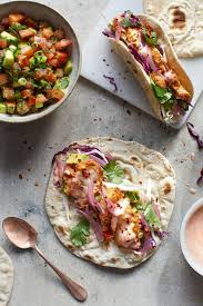 Totopas (fresh corn tortillas) with guacamole. The Pool Food And Home Fish Tacos Monkfish Recipes Best Fish Taco Recipe Fish Tacos