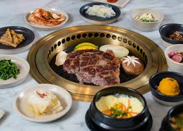 At every kkoki bbq place, all of your party . Johns Creek Restaurant Review Ari Korean Steakhouse