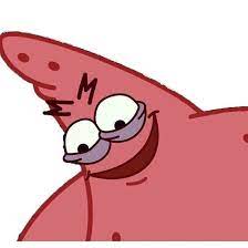 Evil Patrick Meme In Hd Funny Paintings Patrick Meme Mini Canvas Art