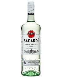 Bacardi Superior White Rum 1l Bacardi White Rum Rum Bottle