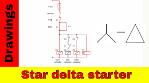 Metode pengendalian motor listrik star delta mengkombinasikan 2 hubungan tersebut secara berurutan. Diagram Star Delta Starter Control Wiring Diagram In Full Version Hd Quality Diagram In Viterbischoolofengineering Rosi Art Fr