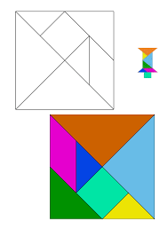 Das Babyduda Bastelbuch Tangram Geometrisches Legespiel Unterrichtsmaterial In Den Fachern Kunst Mathematik In 2020 Legespiele Basteln Bucher
