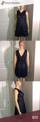 Dress Barn Dark Blue Lace Dress Lace Blue Dress Dress Barn Dresses Fashion