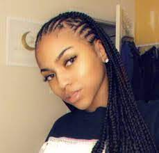 Pin By Rayhonna Russell On Aesthetic Scalp Braids With Weave Girls Hairstyles Braids Protective Hairstyles For Natural Hair