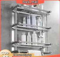 Bathroom Rack Stainless Steel Rak Sabun Bilik Mandi/Toilet Rack/Rak Bilik  Air/Shelf Shampoo Rack Organizer Towel