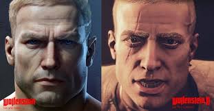 Ik ben licht geïrriteerd door de inconsistentie van BJ Blazkowicz'  karaktermodel van het originele spel tot het vervolg. (Wolfenstein 2) :  r/gaming