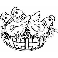 Downloads are subject to this site's term of use. French Hens Coloring Page
