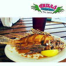 Maybe you would like to learn more about one of these? Casual Waterfront Restaurant Near Cocoa Beach Florida Now Serving Lion Fish Grills Seafood Deck Tiki Bar
