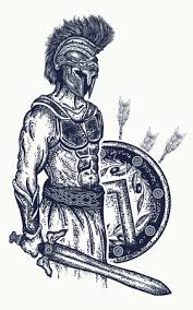 White tiger tattoo by energy ink image. Warrior Tattoo And T Shirt Design Gladiator Spartan Warrior Holding Sword And Shield Tattoo Art Symbol Of Bravery Force Army Legionary Of Ancient Rome And Ancient Greece Ù…ÙˆÙ‚Ø¹ ØªØµÙ…ÙŠÙ…ÙŠ
