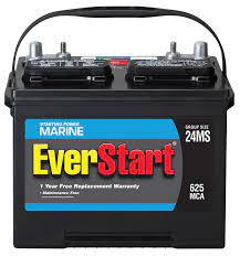 Is the best small and lightest battery for. Everstart Lead Acid Marine Starting Battery Group Size 24ms 12 Volt 625 Mca Walmart Com Walmart Com