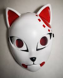 Tanjirou Kamado Demon Slayer Kimetsu No Yaiba Fox Mask Kitsune Mask Japanese Fox Mask Fox Mask