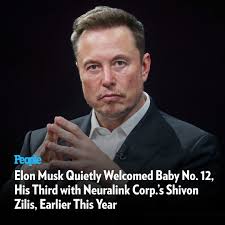 Elon Musk has welcomed another baby. The Tesla founder quietly added a new  member to his family earlier this year with Neuralink Corp.'s director of  special projects, Shivon Zilis. Musk confirmed the