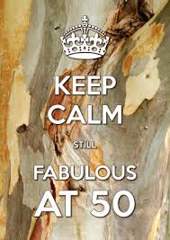Keep Calm Still Fabulous At 50 Uitnodiging Verjaardag
