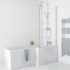 Enjoy The Best Of A Relaxing Bath And Refreshing Shower With This Modern Square Shower Bath From Milano Complete With Big Bathrooms Shower Bath Bathroom Shop