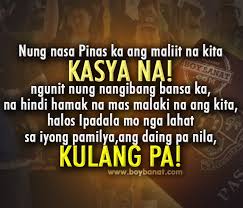  Tagalog Ofw Quotes And Sayings Boy Banat Tagalog Love Quotes Pinoy Quotes Tagalog