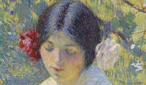 Philip Leslie Hale: The Rose Tree Girl (1922)