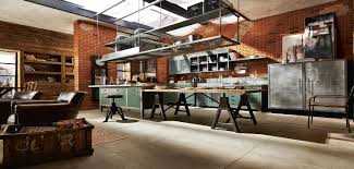 Industrial kitchens makes sense, a practical look for a functional room. Industrial Style Kitchen Decorating Ideas