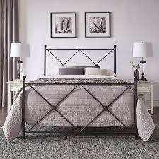 5% coupon applied at checkout save 5% with coupon. Andover Mills Fernwood Metal Queen Standard Bed Metal In Black Size 83 H X 62 W X 54 D Wayfair Black Metal Bed Frame Black Metal Bed Bed