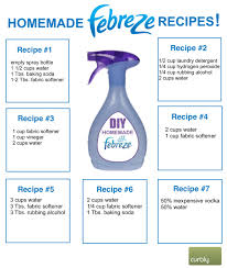 Make Homemade Febreze Produit Menager Produit Nettoyage Liste De Taches Menageres