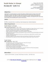 Youth Pastor Resume Samples Qwikresume