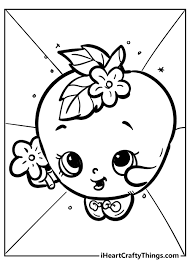 Each comes in an a pink plastic egg with a protruding unicorn horn and a sequined heart in the middle. Shopkins Coloring Pages Updated 2021