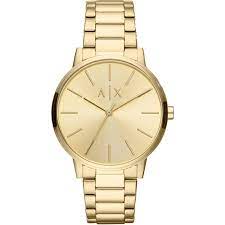 Armani exchange wristwatch red men analog watch ax 1227 water resist 5atm date. Armani Exchange Cayde Mens Watch Ax2707 Gold Watchshop Com
