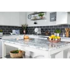 D C Fix 26 In X 78 In Marble White Self Adhesive Vinyl Film For Furniture And Door Renovation Dec In 2020 Outdoor Kitchen Countertops Countertops Kitchen Countertops