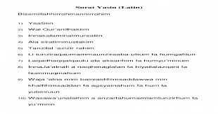 Download aplikasi surat yasin latin ini dan kamu bisa mendengarkan audio surah yasin. Surat Yasin Versi Latin