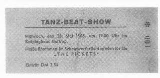 Pin Von Ernst Krichel Auf The Rickets 60er Jahre Band 60er Jahre 60er