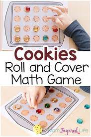 Not sure where to start? Cookie Math Game A Roll And Cover Activity