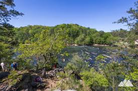 Particularly difficult sections are note on the hiking suggestions. East Palisades Trail Hiking The Chattahoochee River