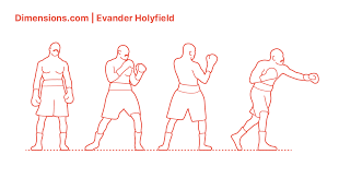 Watch wrestlemania 14, and hbk is the exact same height as mike tyson, which both are wearing boots that have a thick sole (hbk's might have a bit more boost than tyson's) and they look identical in height. Evander Holyfield Dimensions Drawings Dimensions Com