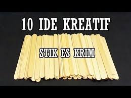 120 contoh kerajinan dari stik es krim beserta cara cara sederhana membuat pigura foto dari stik es krim rasanya sudah lama sekali saya tidak membuat postingan di. 10 Ide Berguna Dari Stik Es Krim Youtube Ide Es Krim Kreatif