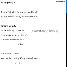 The meter per square second (m/s2) or centimeter per square millisecond (cm/ms2) represents the quantity of acceleration. Activity 11 15 An Object Of Mass 20 Kg Is Dropped From A Height Of 4