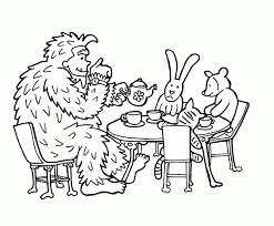 Free printable adult coloring pages. Finding Bigfoot Coloring Pages Coloring Home