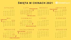 Termin rezygnacji z zaliczenia przedmiotu w dni wolne od pracy 2019 (pdf). Swieta W Chinach 2021 Kalendarz Chinskich Swiat