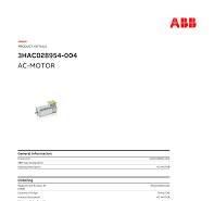 AC-MOTOR 3HAC028954-004