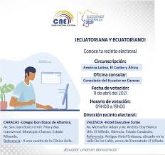 Con la participación de vanina biasi y gabriel solano. 11 De Abril Segunda Vuelta Electoral Del Ecuador 2021 Caracas