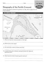 They grew many crops in the fertile crescent. Worksheet Fertile Crescent Geography Printable Social Studies Worksheets Geography Worksheets Social Studies Middle School