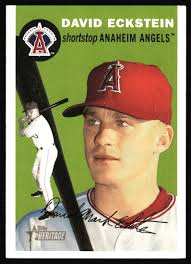 2003 Topps Heritage David Eckstein #279 Anaheim Angels