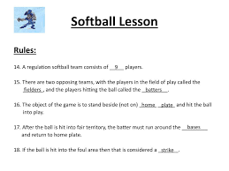 Softball wrist coach template creator : Ppt Softball Lesson Powerpoint Presentation Free Download Id 662419