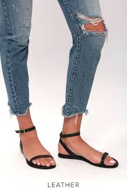 Black Ankle Strap Sandals Heels Colette Black Nappa Leather Flat Ankle Strap Sandals Ankle Strap Sandals Ankle Strap Sandals Heels Leather Flats