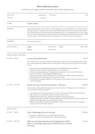 Resume templates can be useful in building your resumes. Lecturer Resume Writing Guide 18 Free Examples 2020
