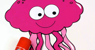 If you're hosting a brunch wedding reception, these foods would work really well with your menu. Jellyfish Paper Craft With Free Printable Template Mama Likes This