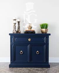 Hand Painted Flip Top Server Cabinet In General Finishes Milk Paint Coastal Blue Finished With Blue Painted Furniture Painted Furniture Refinishing Furniture