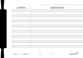 (bei gefahr) to exercise caution, to be cautious; Rezeptvorlage Backen S W Rezeptkarten Vorlagen Ausdrucken