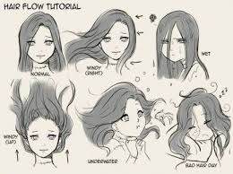 42 Ideas For Hair Drawing Tutorial Windy Sketches Drawing Techniques Art Reference Poses